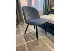 Стул на металлокаркасе Gabi blue / black фото покупателя 647