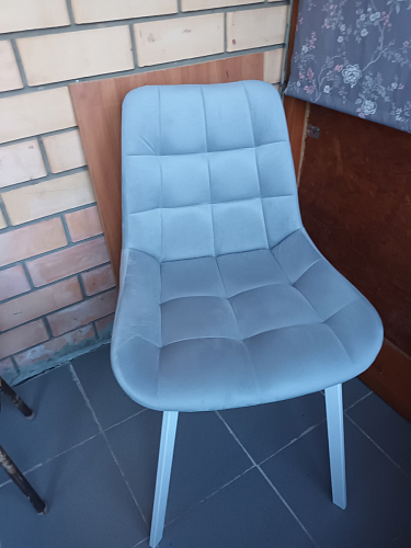 Стул на металлокаркасе Челси бежевый / белый каркас фото покупателя 59