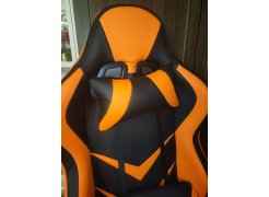 Компьютерное кресло Racer черное / оранжевое фото покупателя 71