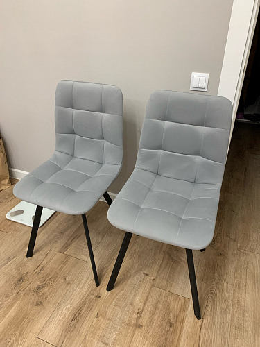 Стул на металлокаркасе Чилли бежевый / белый каркас фото покупателя 1133