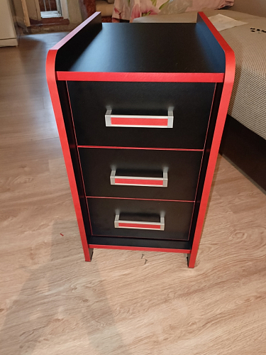 Тумба Ханна черная / красная - Уцененный экземпляр фото покупателя 82
