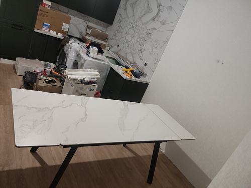 Керамический стол Норман 120(180)х80 shakespeare black / черный фото покупателя 17