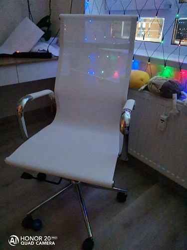 Компьютерное кресло Reus черная сетка / хром фото покупателя 80