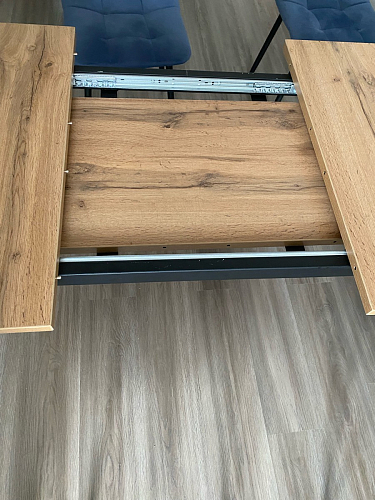 Стол Лота Лофт 120 32 мм бетон / черный матовый фото покупателя 106