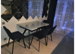 Стул на металлокаркасе Челси светло-серый / белый каркас фото покупателя 150