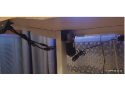 Компьютерный стол Маркос 140х80 светло-серый / черный фото покупателя 2