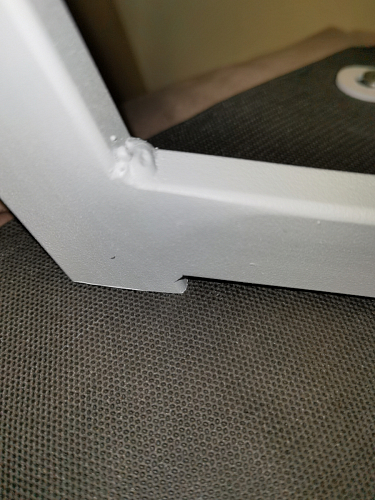 Стул на металлокаркасе Чилли синяя ткань / белый фото покупателя 136