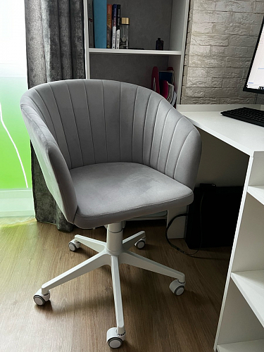 Компьютерное кресло Тибо сиреневый фото покупателя 48