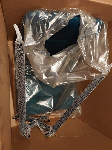 Стул на металлокаркасе Чилли зеленый / черный фото покупателя 870