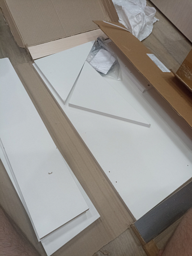 Откидной стол навесной СО1 дуб молочный фото покупателя 13