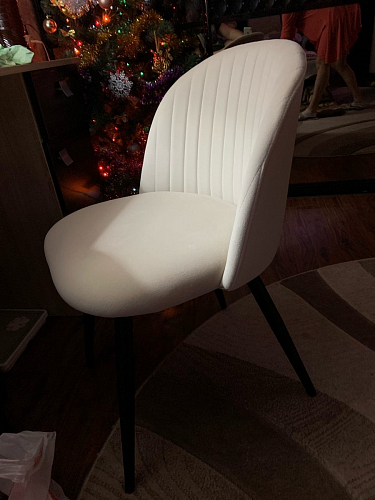 Стул на металлокаркасе Gabi green / black / silver фото покупателя 35