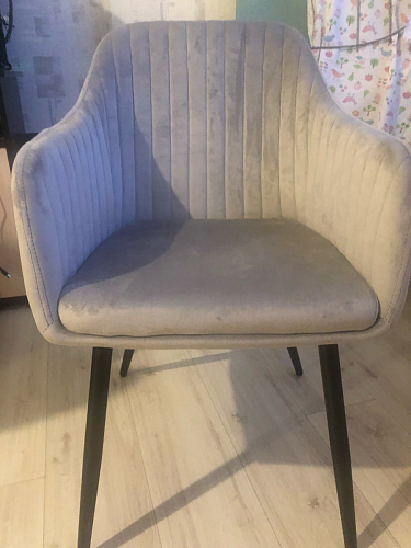 Стул на металлокаркасе Slam champagne фото покупателя 5