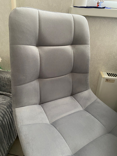 Стул на металлокаркасе Чилли черный / голубой фото покупателя 1415