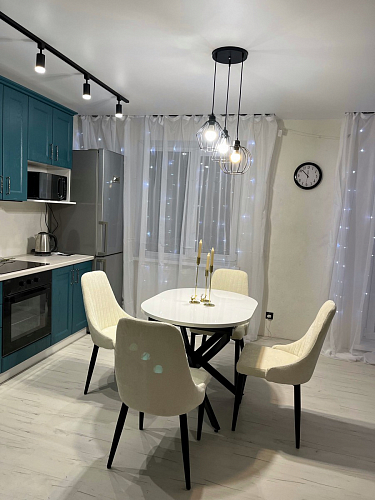 Стул на металлокаркасе Kora light blue / white фото покупателя 373