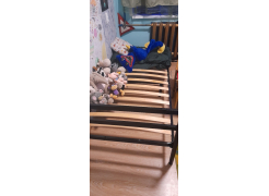 Односпальная кровать Фади 80х200 черная фото покупателя 1249