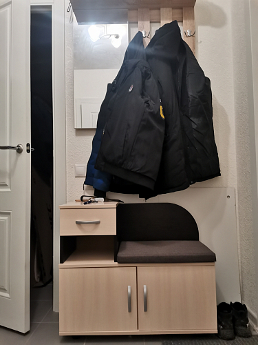 Обувница Аврора дуб млечный / венге фото покупателя 71