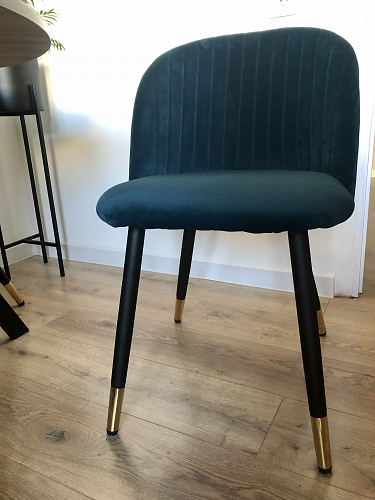 Стул на металлокаркасе Gabi gray / black фото покупателя 885