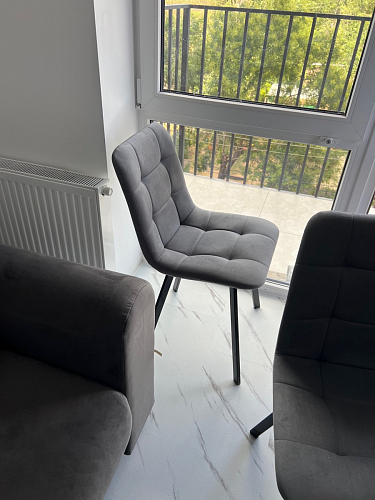 Комплект стульев Чилли 2 шт бежевый / черный фото покупателя 369