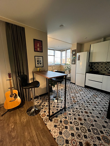 Барная стойка Дилан Лофт 120х50х90 бетон фото покупателя 44