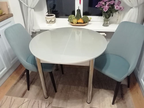 Стул на металлокаркасе Kora gray / black фото покупателя 5