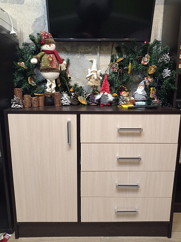 Комод Катрин 6 венге / дуб молочный фото покупателя 2