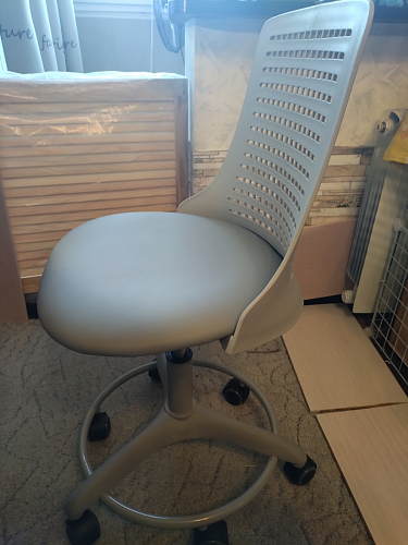 Компьютерное кресло Kiddy салатовое ткань (сетка) фото покупателя 54