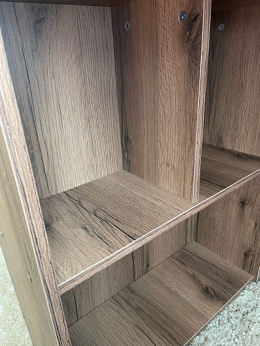 Письменный стол Битти Лофт 116х60х75 дуб вотан / белый матовый фото покупателя 88