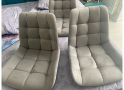 Стул на металлокаркасе Челси серый 02 / черный фото покупателя 241