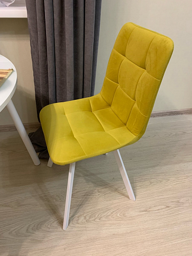 Стул на металлокаркасе Чилли черный / зеленый фото покупателя 1038