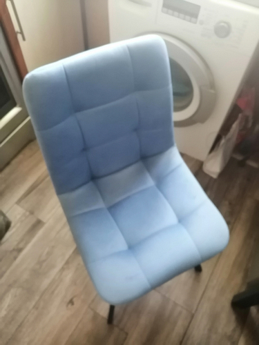 Стул на металлокаркасе Чилли бирюзовый / черный фото покупателя 734