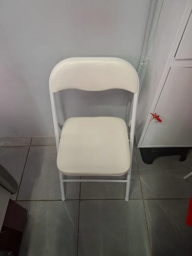 Стул на металлокаркасе Fold 1 складной white / chrome фото покупателя 10