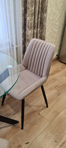 Комплект стульев Вейв 4 шт светло-серый / черный фото покупателя 14