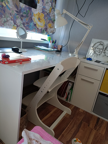 Письменный стол Лайт 03.245F белый гладкий 101 фото покупателя 147