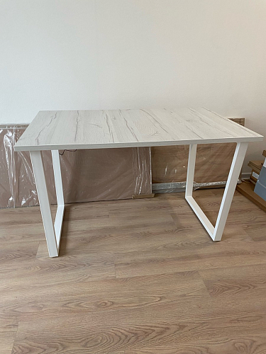 Деревянный стол Лота Лофт 120x75 дуб крафт табачный / черный матовый фото покупателя 840