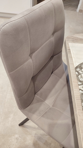 Стул на металлокаркасе Чилли черный / зеленый фото покупателя 1470