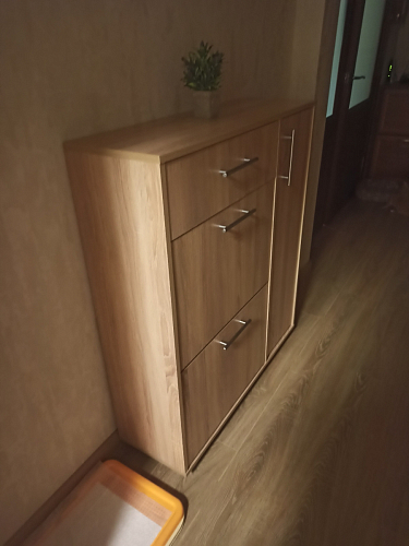 Обувница ТП-4 дуб сонома / белый  - Уцененный экземпляр фото покупателя 33