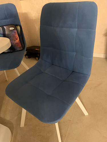 Стул на металлокаркасе Чилли черный / зеленый фото покупателя 975