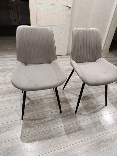 Стул на металлокаркасе Седа К кирпичный / черный фото покупателя 361