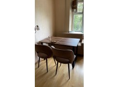 Деревянный стол Лота Лофт 120(160)х75 черный матовый / бетон светлый фото покупателя 491