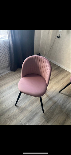 Стул на металлокаркасе Gabi gray / black фото покупателя 699