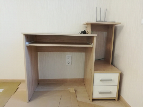 Стол компьютерный Джаз-24 правый венге фото покупателя 185