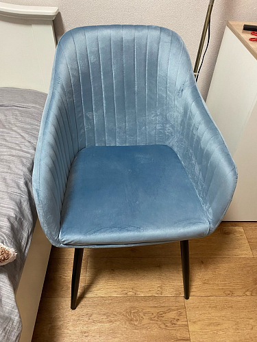 Стул на металлокаркасе Slam dark beige фото покупателя 56