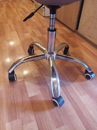 Компьютерное кресло Kolin с подушкой clear / white фото покупателя 575