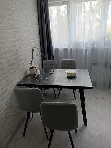 Стул на металлокаркасе Чилли К черный / зеленый фото покупателя 402