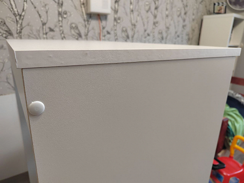 Комод Мадера 1384 ЛДСП дуб крафт золотой / лдсп белый фото покупателя 5