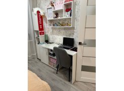 Стол Лота Лофт 140 25 мм черный матовый / бетон фото покупателя 703