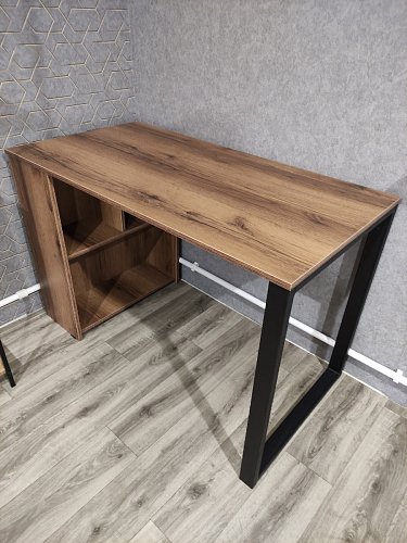 Письменный стол Битти Лофт 116х60х75 дуб делано светлый / белый матовый фото покупателя 91