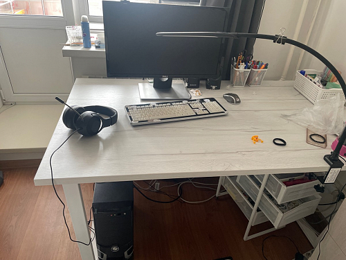 Стол раскладной Лота Лофт 120 25 мм юта / черный матовый фото покупателя 923