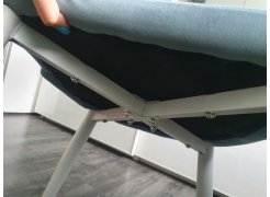 Стул на металлокаркасе Kora green / black фото покупателя 118