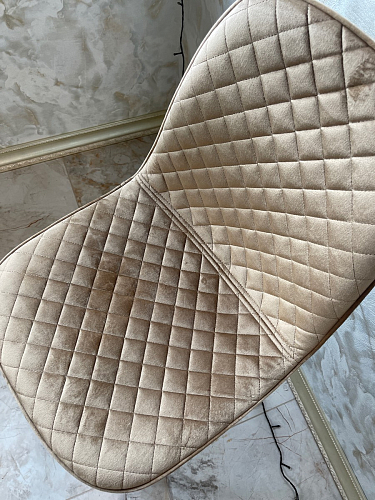 Стул на металлокаркасе Capri голубой фото покупателя 32